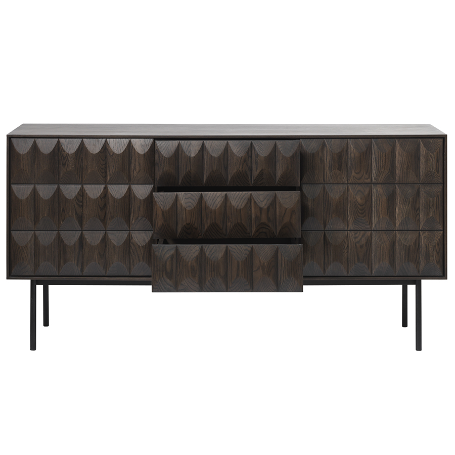 42073181 Комод , latina, 3 секции, 160х45х79 см Unique Furniture  - Вид №3