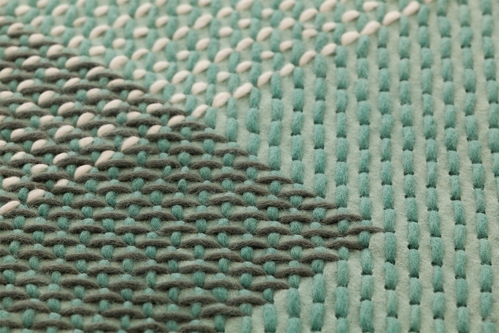 070796 Ковер Green GAN Canevas Geo - Вид №1