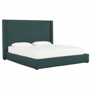 Кровать двуспальная 160х200 зеленая Brown ICON DESIGNE ДИЗАЙНЕРСКИЕ 177955 Зеленый