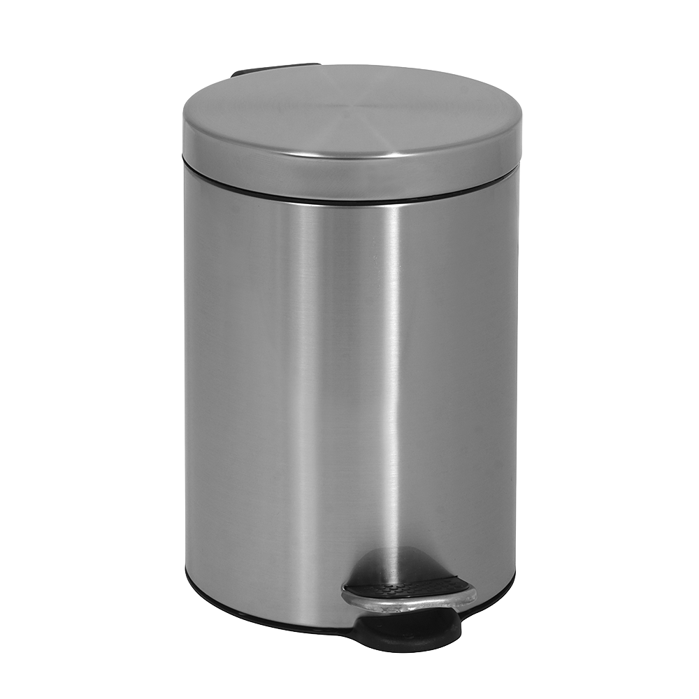 75106 Нержавеющee мусорное ведро с пластмассовой вкладкой SANELA 