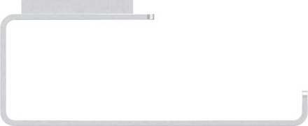 805.21.550 Держатель туалетной бумаги 2-кратный HEWI System 111 | Edelstahl  - Вид №1