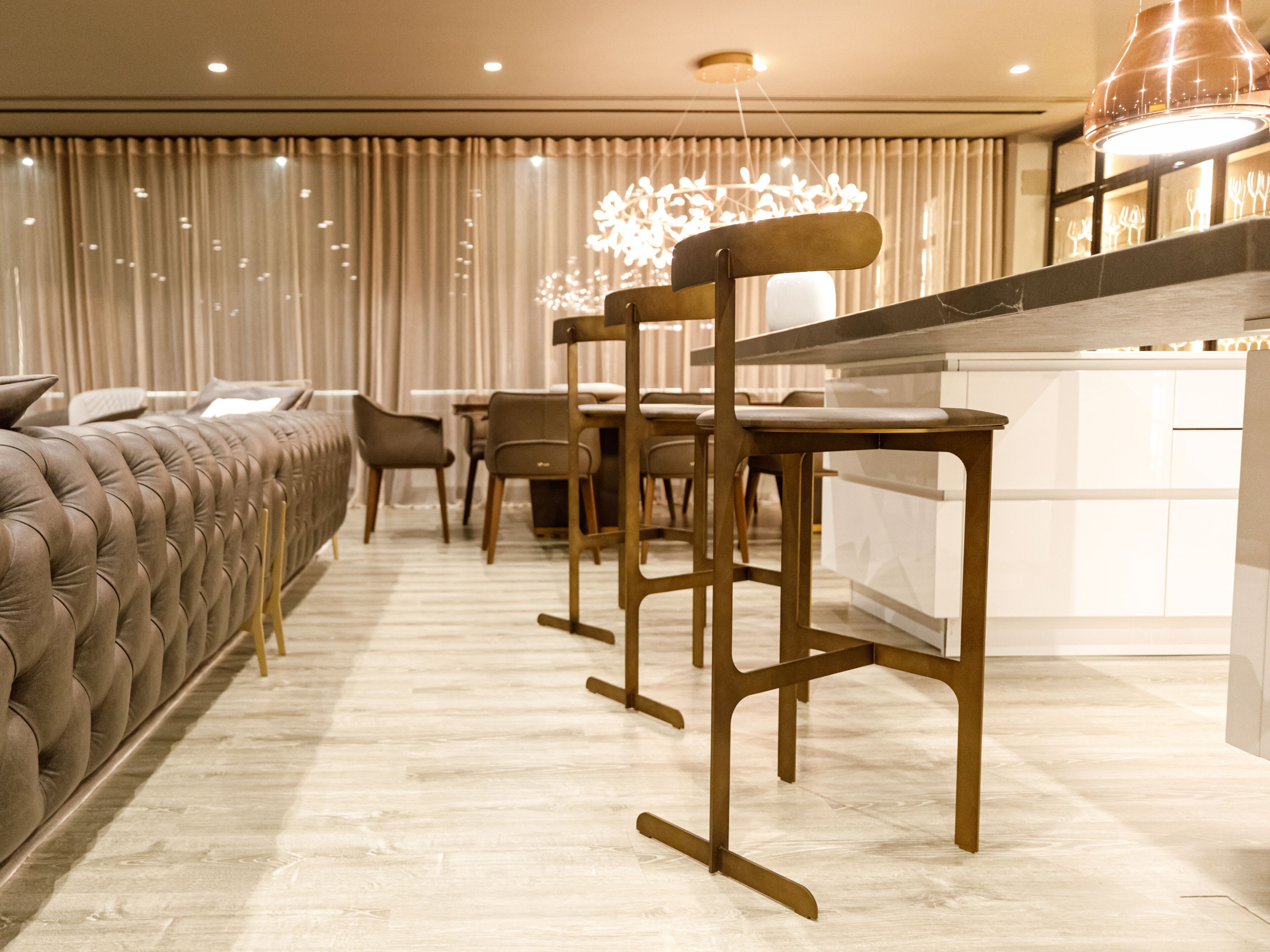 Стальной барный стул со спинкой ABLE ERIC ARCH-00015240 - Вид №2