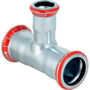 GEBERIT 21211 Тройник переходной Geberit Mapress из углеродистой стали