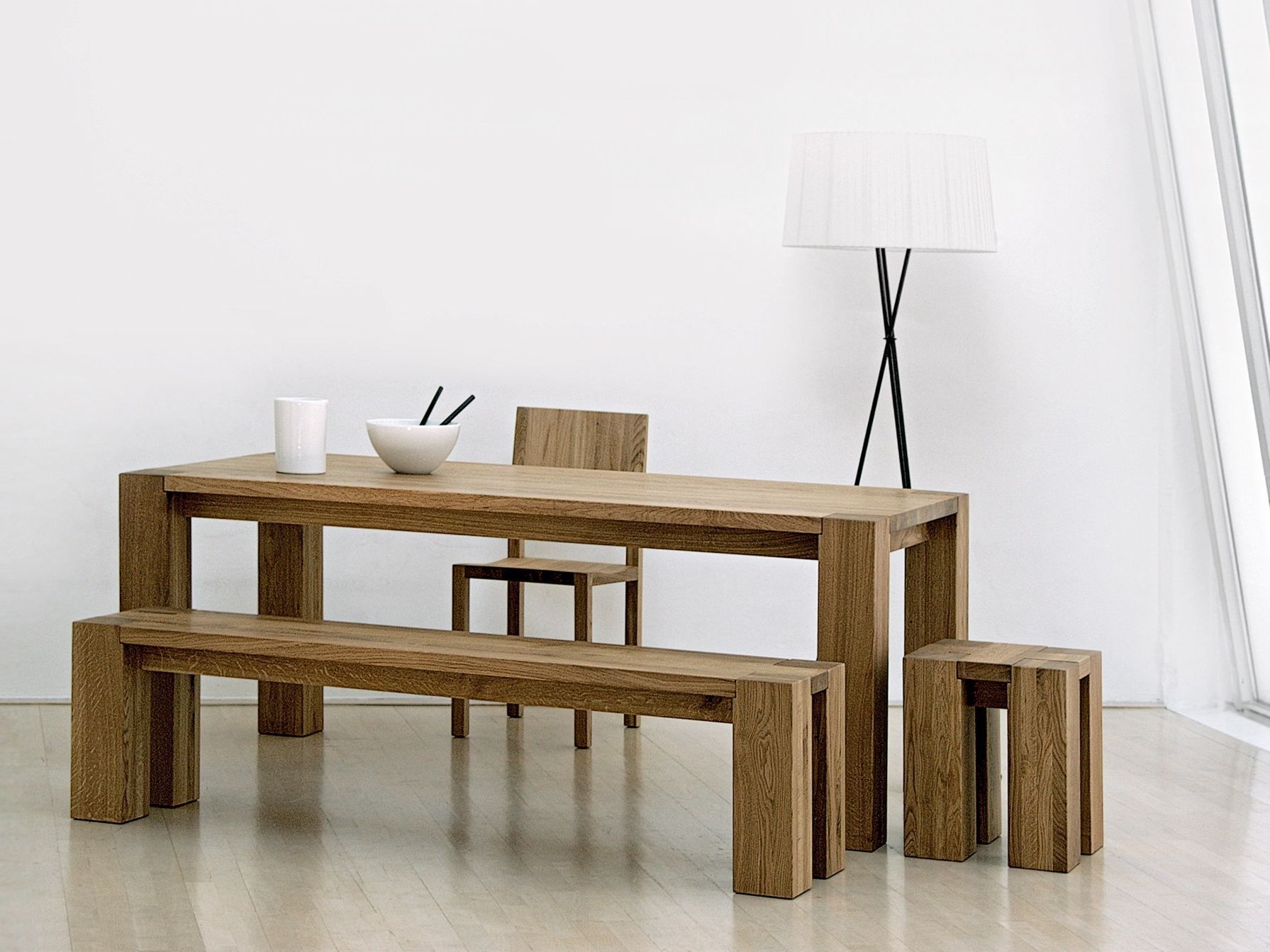 Раздвижной стол из массива дерева Vitamin Design ARCH-00145526 - Вид №5