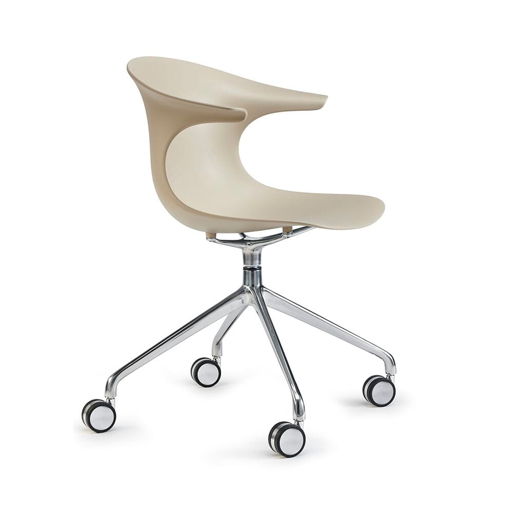 Вращающееся кресло из полипропилена с колесами Infiniti Loop Mono ARCH-00059373 - Вид №3