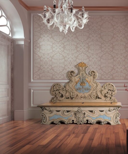 T1060 Tifernoit Сундук с эмблемой "Корона". Soggiorno 