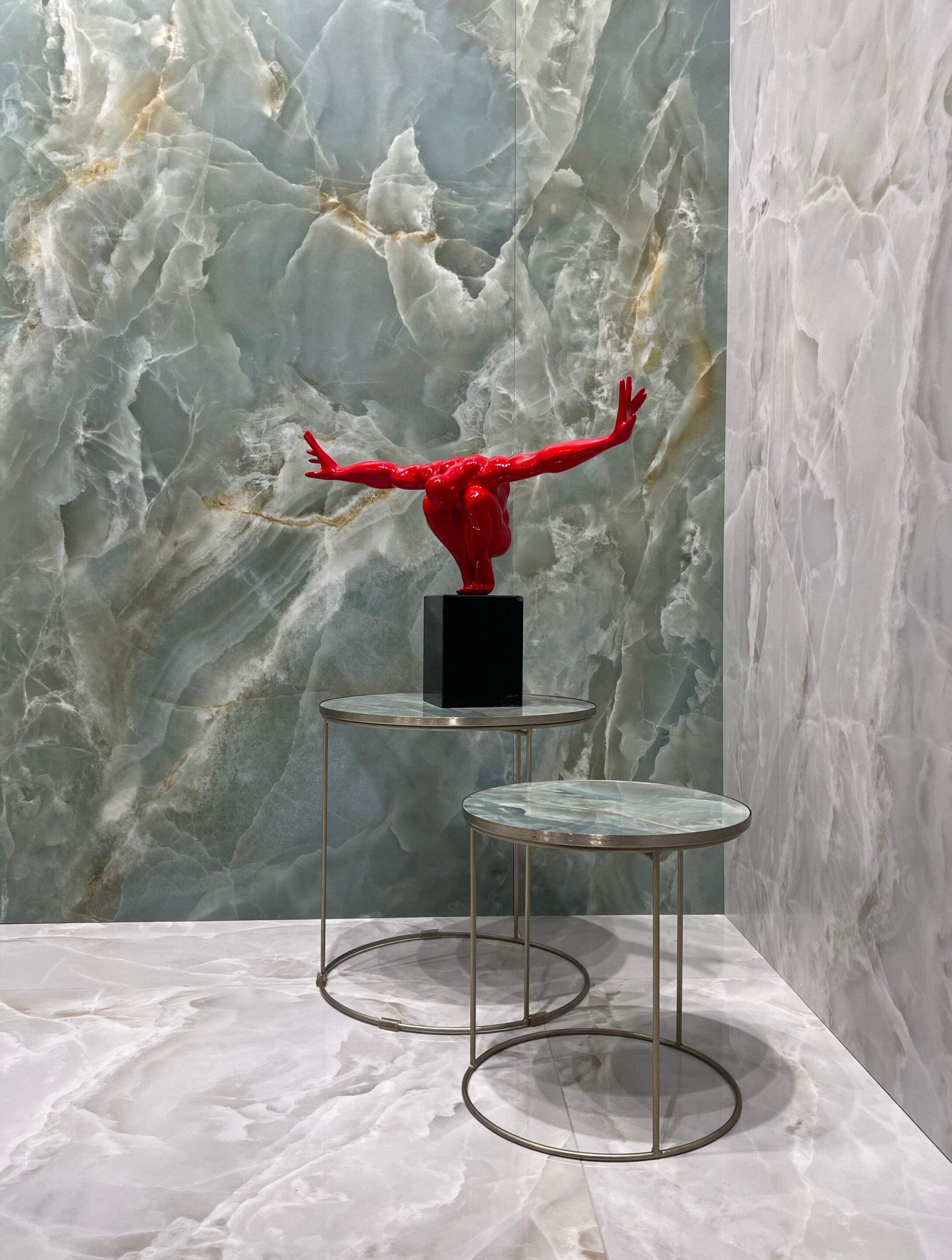 Круглый журнальный столик из керамогранита Casalgrande Padana Convivialis ARCH-00066873 - Вид №2