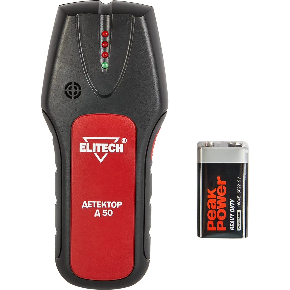 Детектор скрытой проводки и металла Elitech Д50 89202578 STLM-0845301 - Вид №5