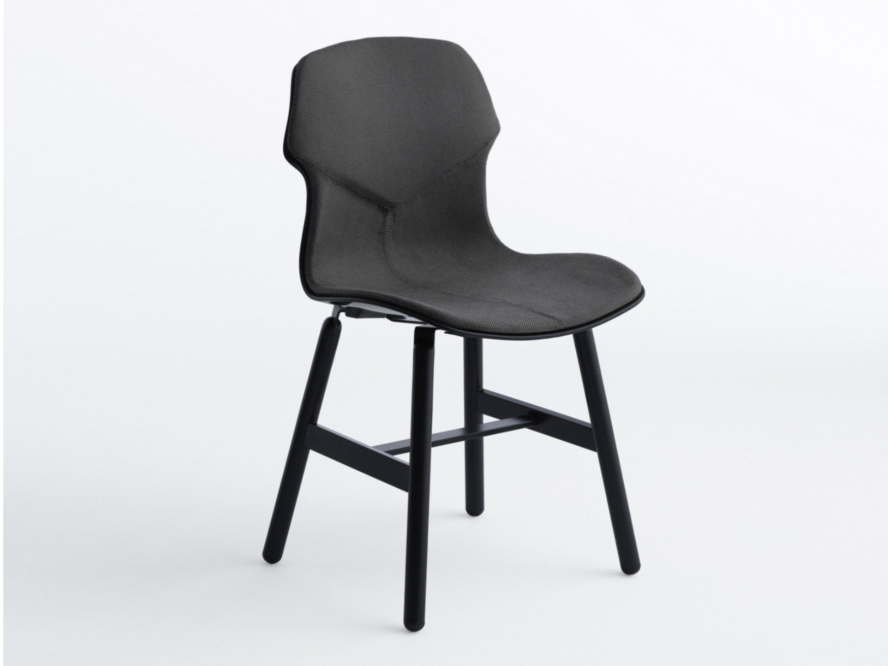 Мягкий стул спереди из ткани или кожи с металлическими ножками Casamania & Horm стерео ARCH-00079066 - Вид №2