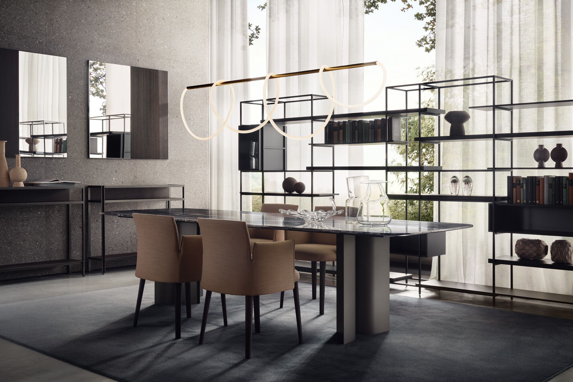 Тканевый стул с подлокотниками Lema AYRA ARCH-00015634 - Вид №10