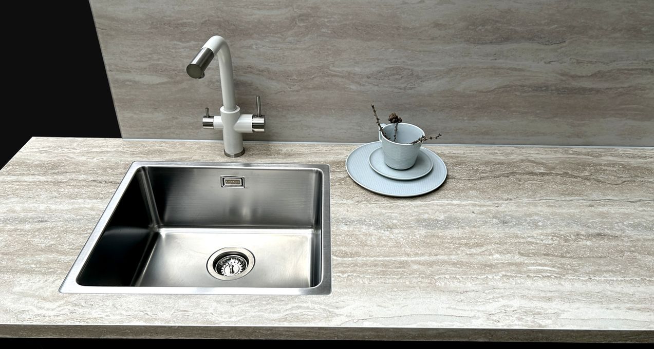 Столешницы для кухни - Травертино антико LIGRON LIST266 2555 - Вид №9