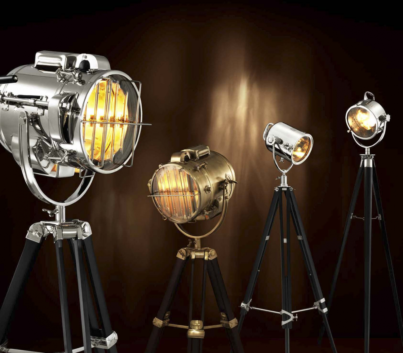 Торшер 103488 от Eichholtz EICHHOLTZ ПРОЖЕКТОР, ЭЛИТНЫЕ 246378 Черный  - Вид №1