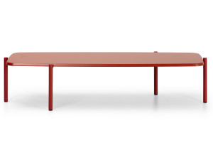 Прямоугольный низкий журнальный столик из МДФ