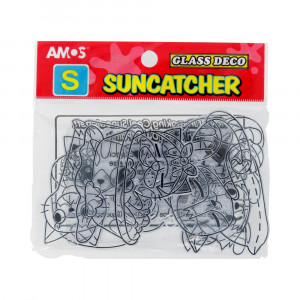 23876 Набор мини-основ для витражей 1 Весёлые котята AMOS