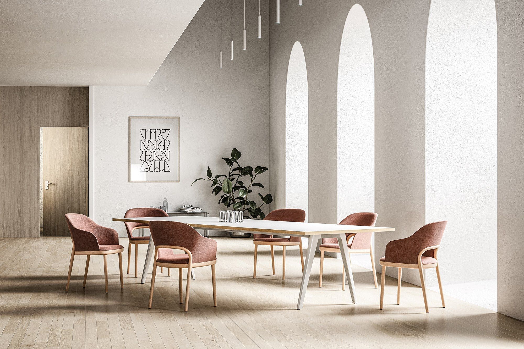 Прямоугольный стол для совещаний THONET 1500 ARCH-00024825 - Вид №8