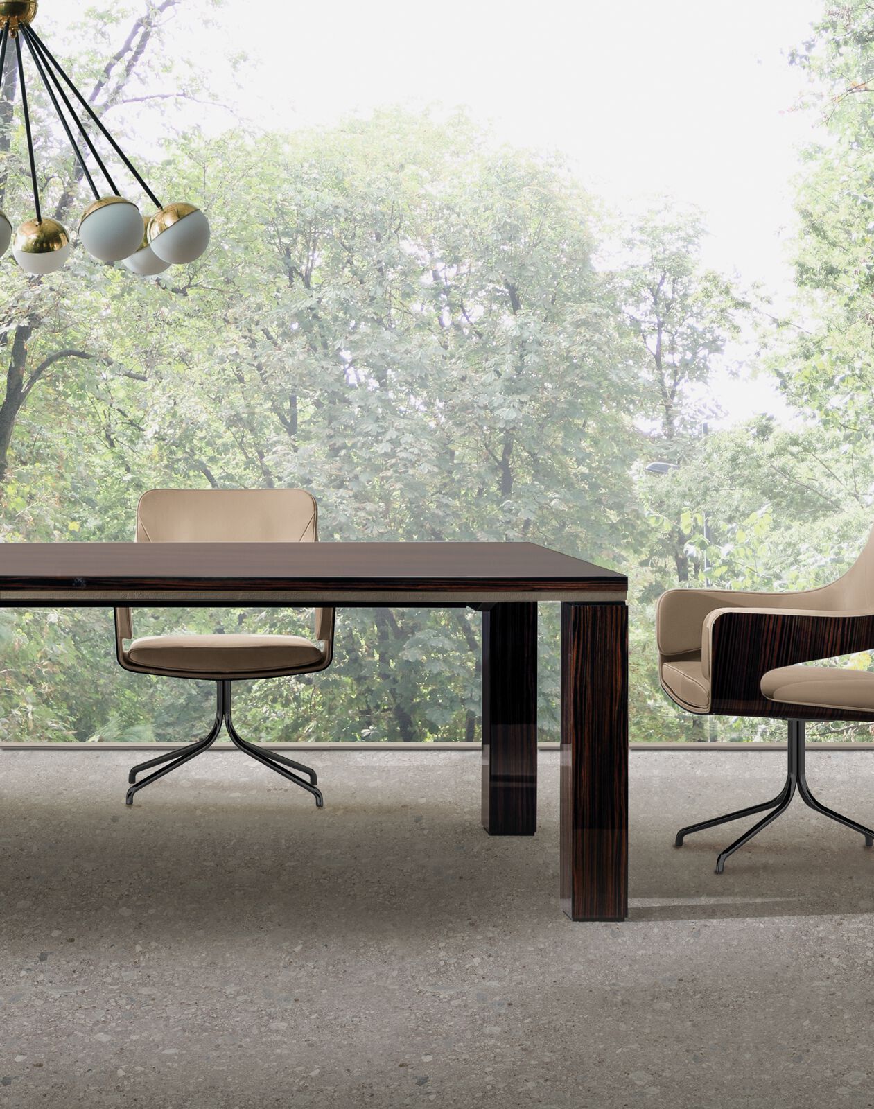 Деревянный прямоугольный стол i 4 Mariani вечер ARCH-00000047 - Вид №2