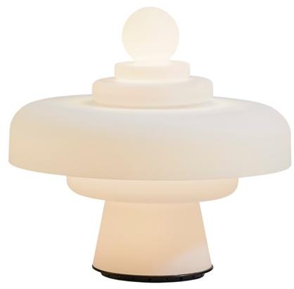 FontanaArte Настольная лампа из дутого стекла Re e regina F443710100biwl - Вид №1