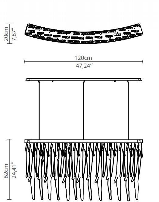 LUXXU Регулируемый хрустальный галогенный подвесной светильник Babel sun-id-1493463 - Вид №3