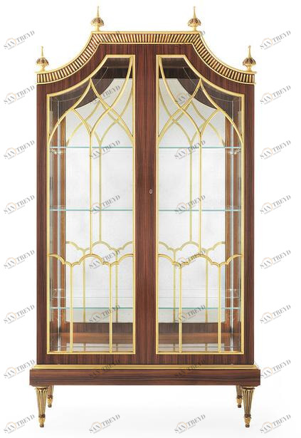 OAK Деревянная витрина со встроенной подсветкой Galleria sun-id-1409885