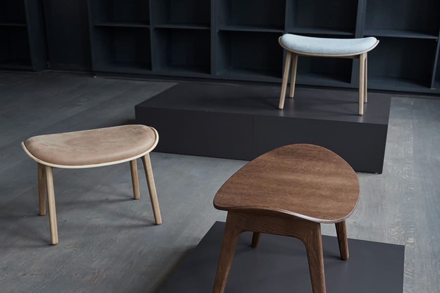 Подставка для ног из дуба и кожи NORR11 Elephant ARCH-00110533 - Вид №3