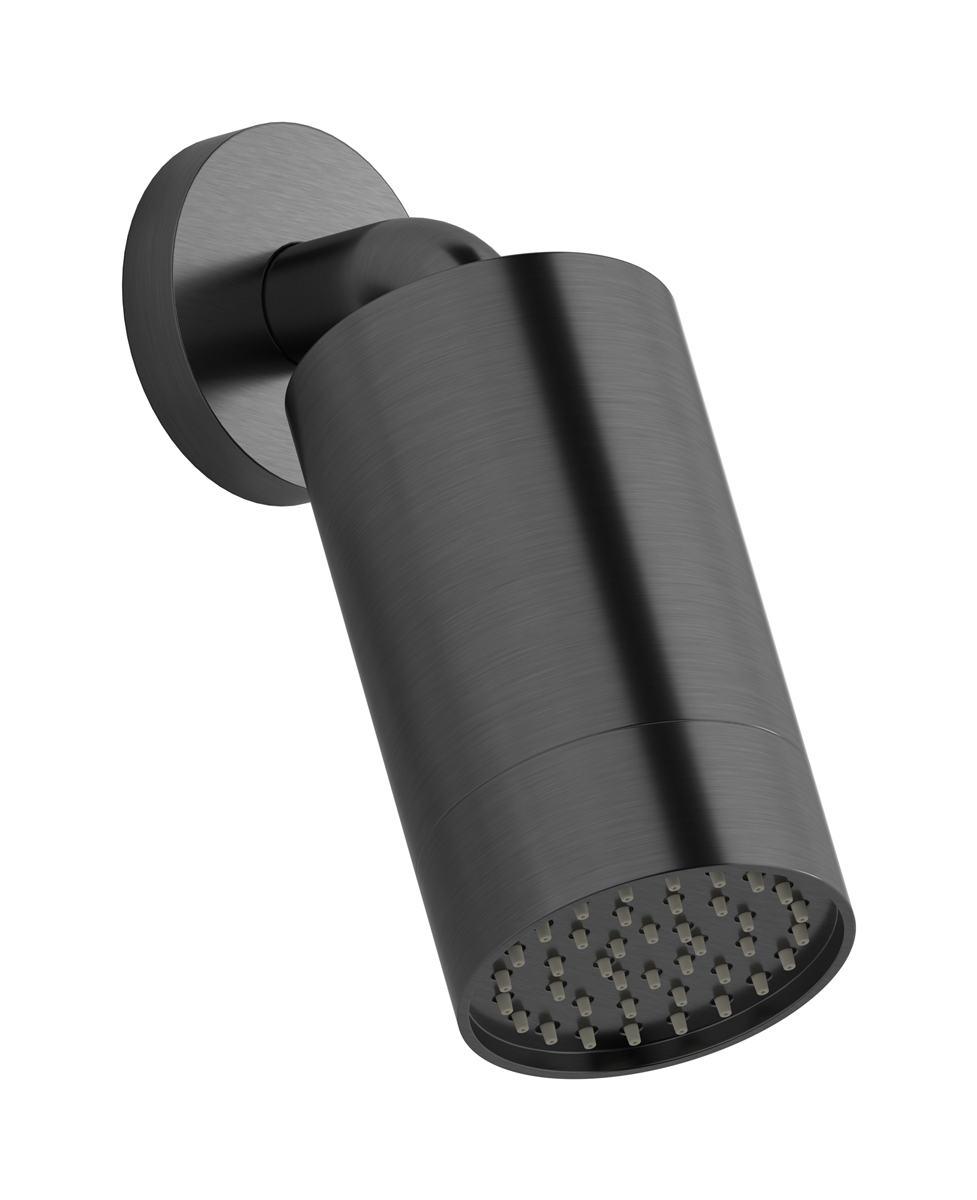 Верхний душ с Кронштейн для душа WE ARE IB sb322ss_23 Brushed Black Chrome Spot