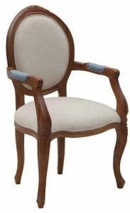 Il Giardino di Legno Стул с подлокотниками Mozaic - noce Moza0242