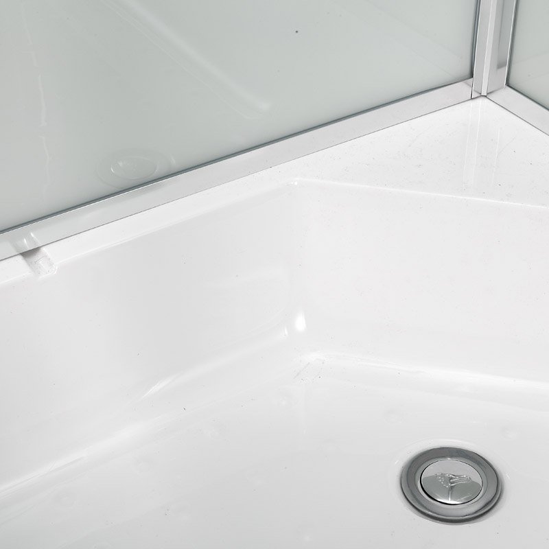 А102 L LED с кнопкой и гидромассажем Душевая кабина DETO Серия А D279S LED - Вид №10