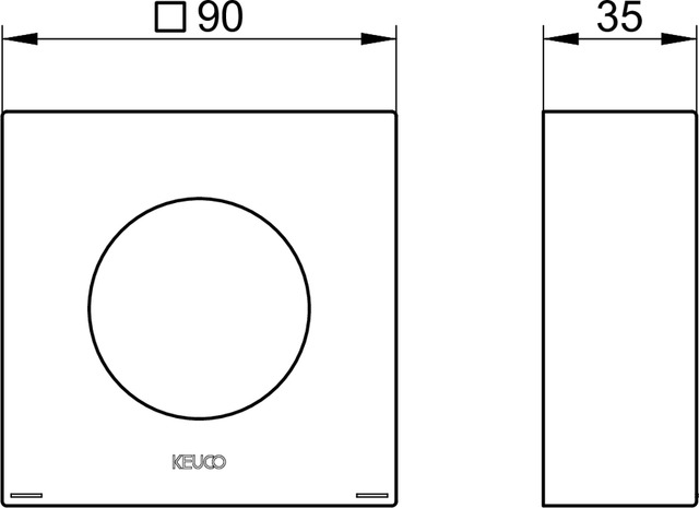 59551010382 Розетка с удлинением KEUCO IXMO - Вид №3