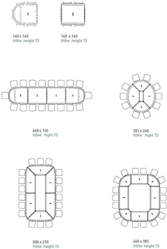 RENZ Стол для переговоров с системой управления кабелями Convo sun-id-1360950 - Вид №8