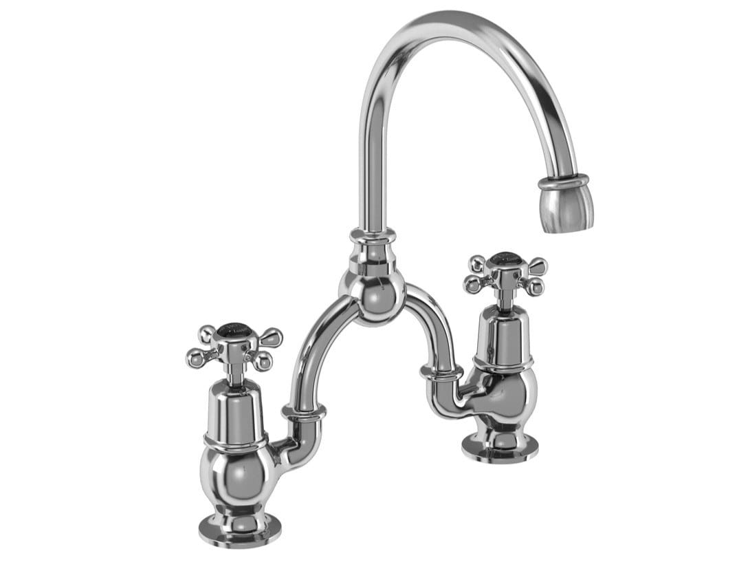 Смеситель для раковины с 2 отверстиями Burlington CLAREMONT ARCH-00062770 - Вид №1