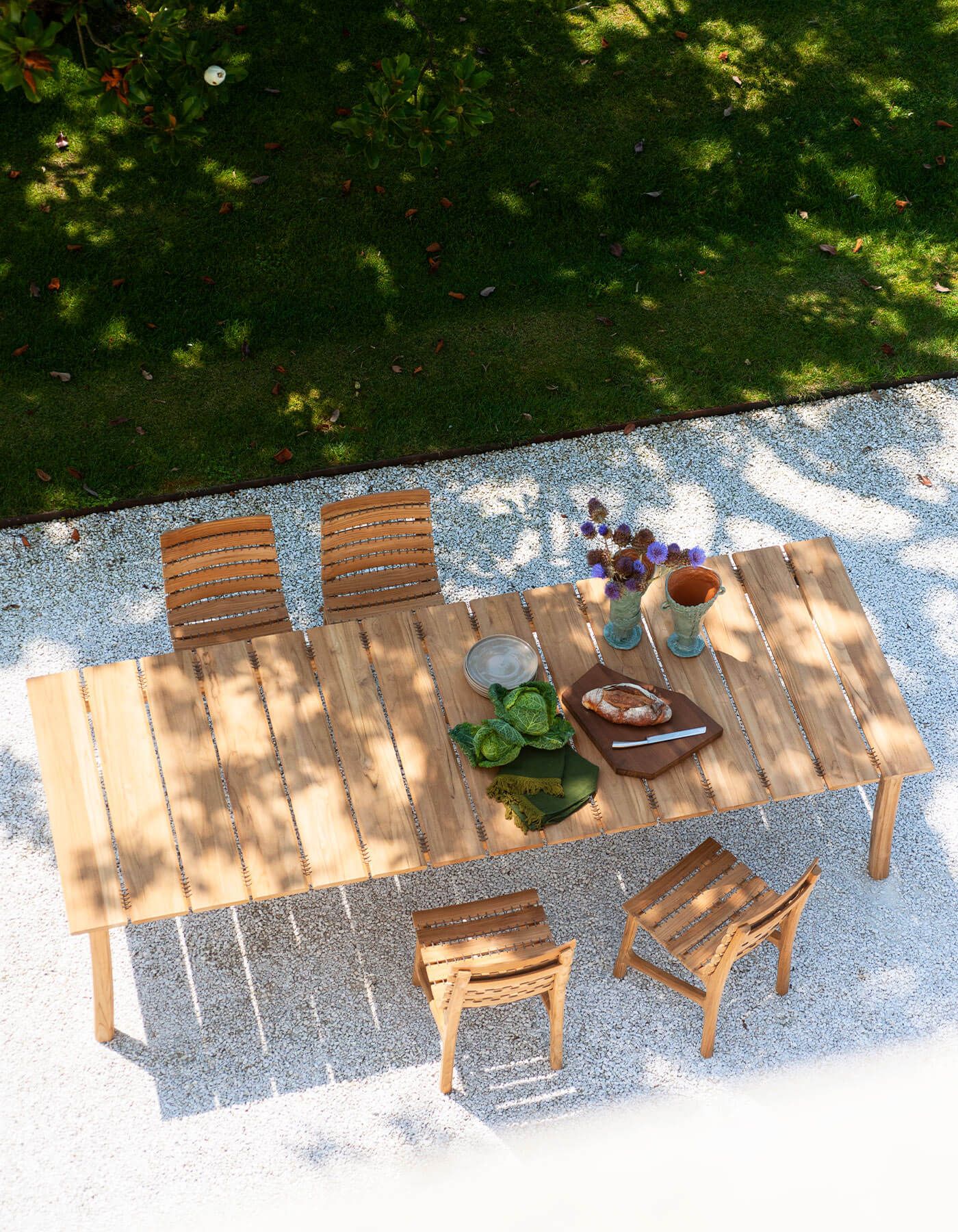 Стул для сада из тикового дерева RODA Teseo ARCH-00091529 - Вид №5