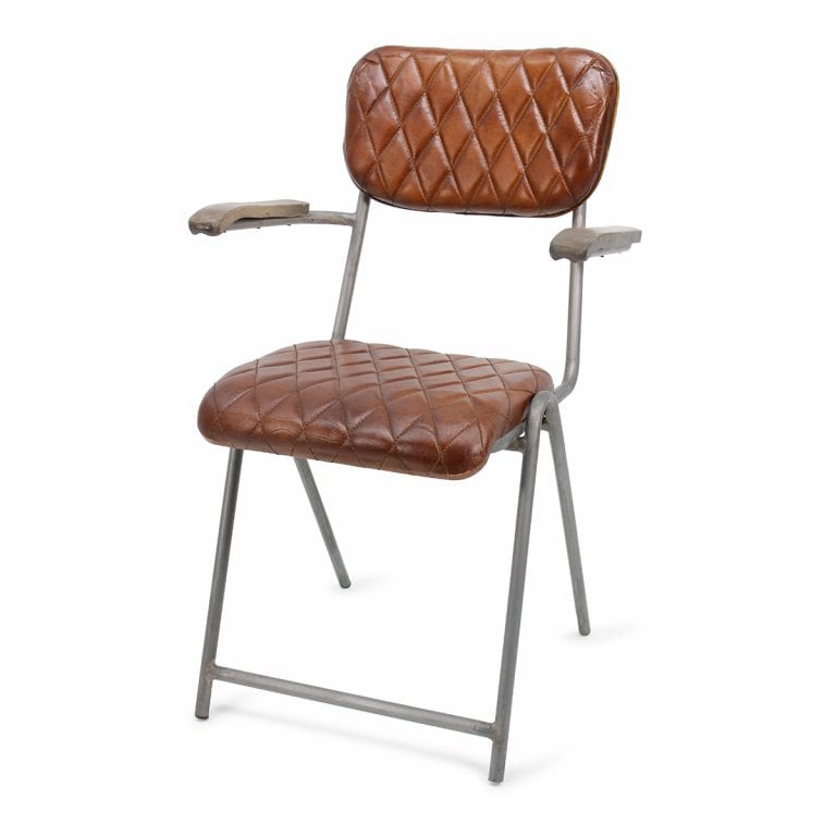 080624 Кожаный стул Francisco Segarra Elvira Santreyd - Вид №1