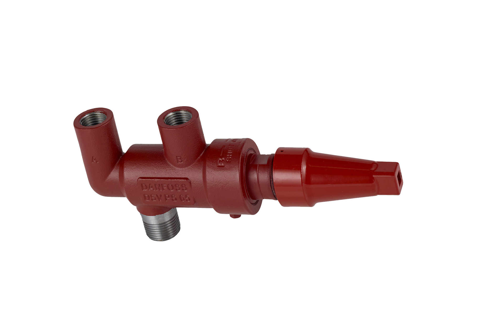 Danfoss DSV — многоходовые запорные клапаны для предохранительных клапанов DSV 2 Клапан запорный двойной 148F3008  - Вид №3