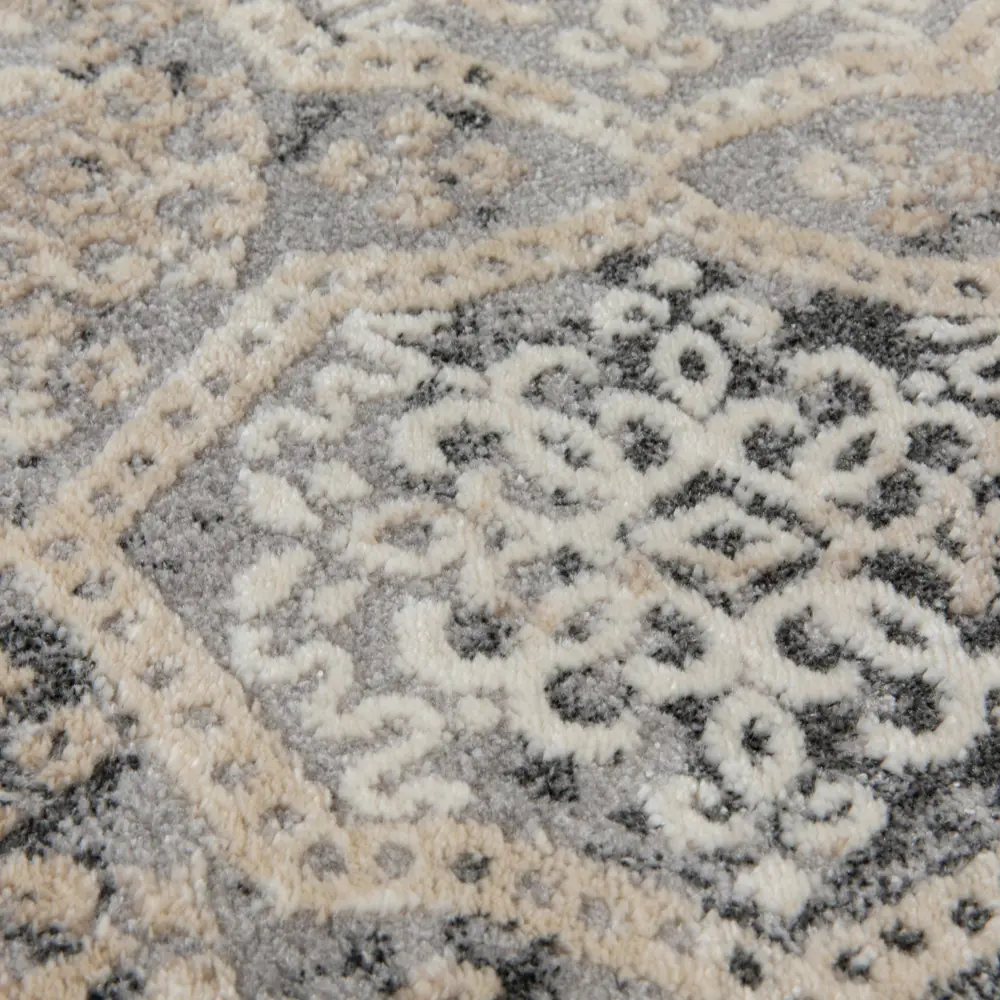 Ковер полипропилен Nika 0A782A 60х110 см цвет бежевый STLM-2199072 - Вид №3