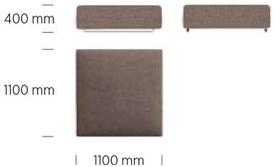 April Furniture Квадратный садовый пуф Loop sun-id-1421008 - Вид №7