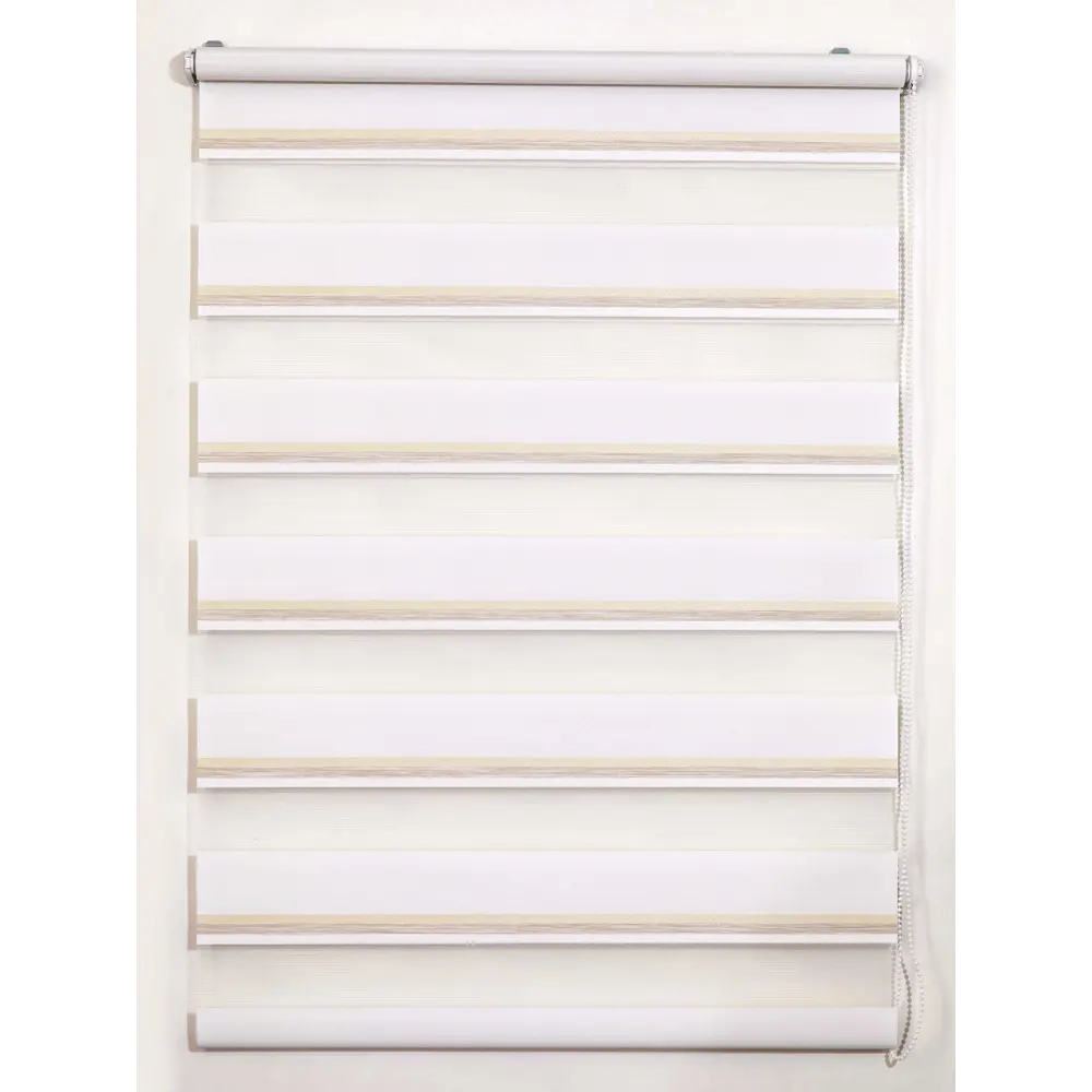 Штора рулонная день-ночь Лечче 40x160 см бежево-молочная MIAMOZA STLM-2205301