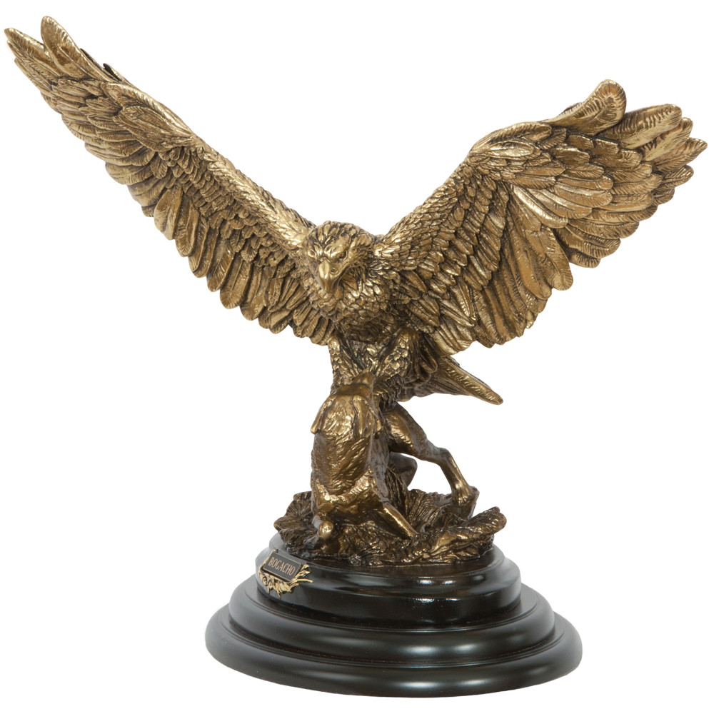 22430 Статуэтка Поединок орла с шакалом 2 Бронза BOGACHO 4627138235935 - Вид №6
