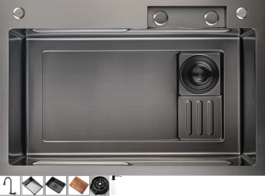 Кухонная мойка Нержавеющая сталь METAL S561 GranFest 7545-S561