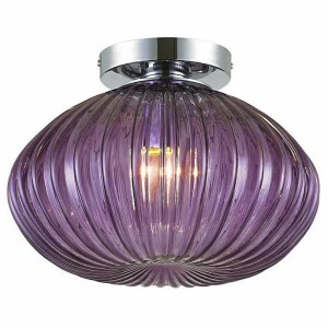 Потолочный светильник Donolux Vetro Velo Cviolet DONOLUX ПОД СТАРИНУ 073852 Прозрачный;фиолетовый