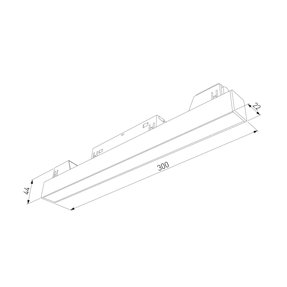 Трековый светильник Elektrostandard Slim Magnetic магнитный 10 Вт 4200K 4 м² цвет черный 85069852 STLM-2139980  - Вид №4