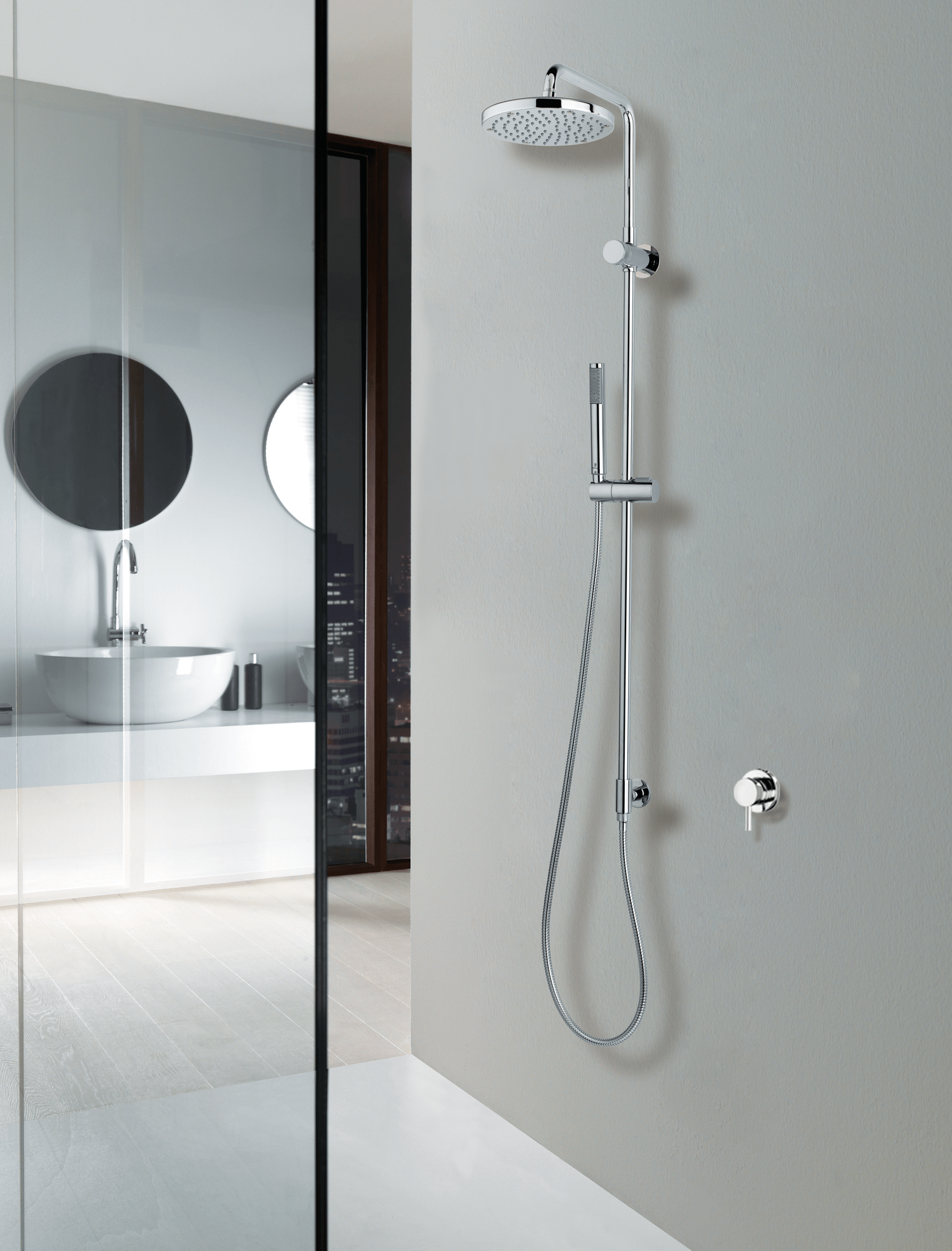 L60008 Душевая колонна OKI RENOVATION Ø 250 mm BOSSINI  - Вид №1