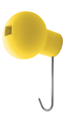 Magis Globo AC382 G Настенный крючок для верхней одежды. Цвет: Желтый 1385 C  - Вид №2