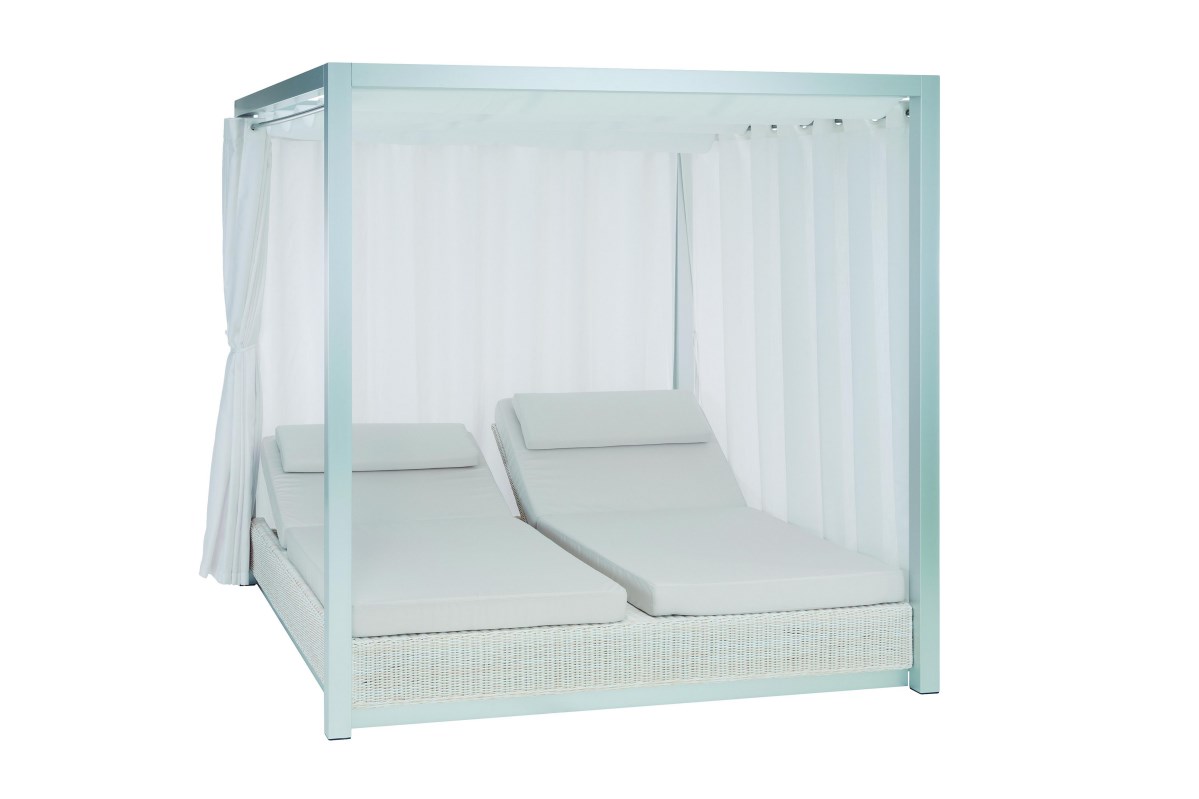 003913 Кровать lounge со шторами Point Sunset POINT1920 - Вид №4