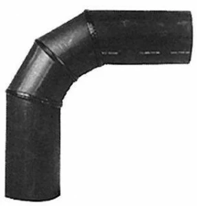 SANIT 0091031000 Сегмент 90 ° изгиб, PE 100, SDR 33, длинный