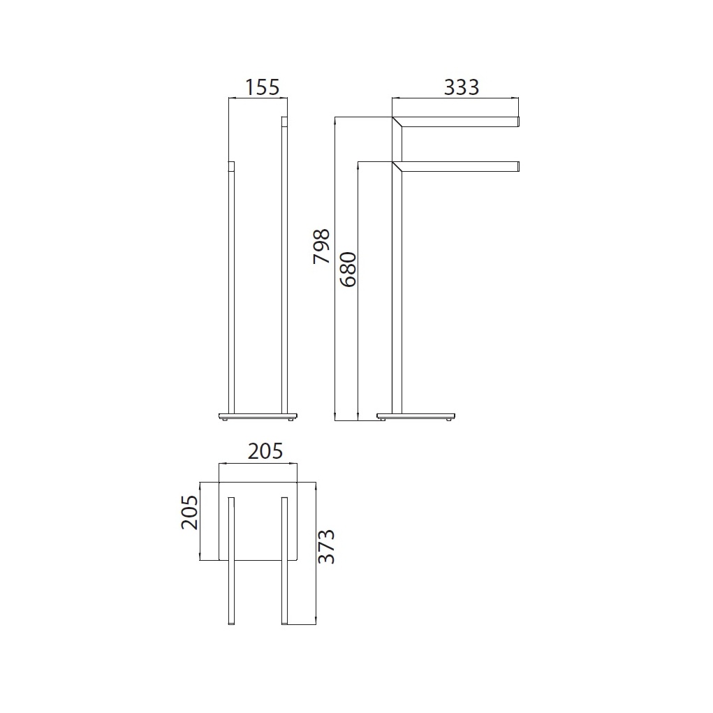 Полотенцедержатель / Emco liasion Emco Bad sun-id-376889 - Вид №2