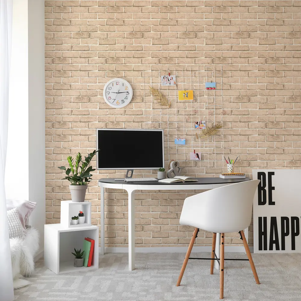 Обои виниловые Аспект Кирпич коричневые 0.53 м 80004-28 АСПЕКТ РУ Манчестер STLM-2163580 - Вид №2