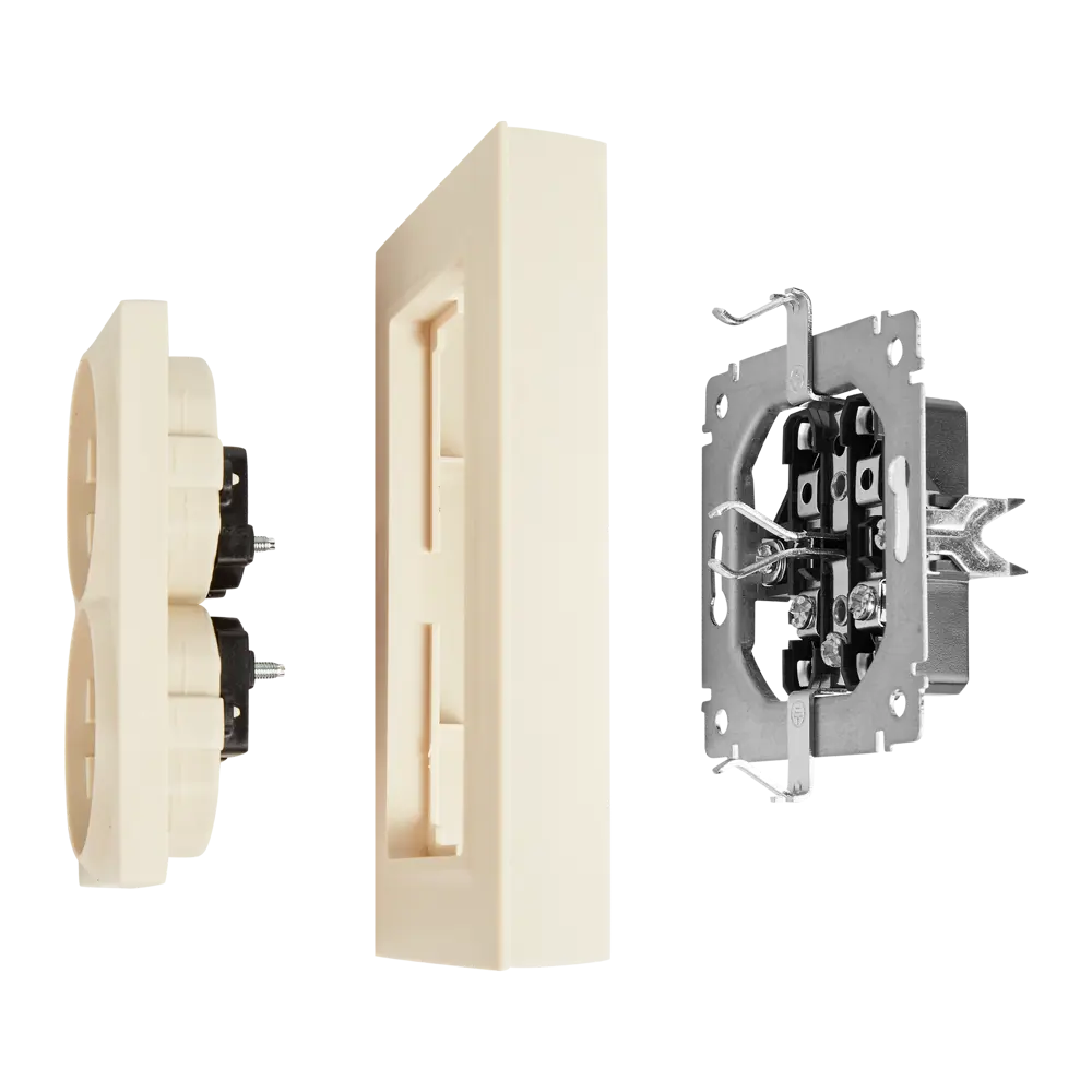 Розетка двойная IEK Brite с защитными шторками и заземлением 87761501 STLM-1109602 - Вид №6