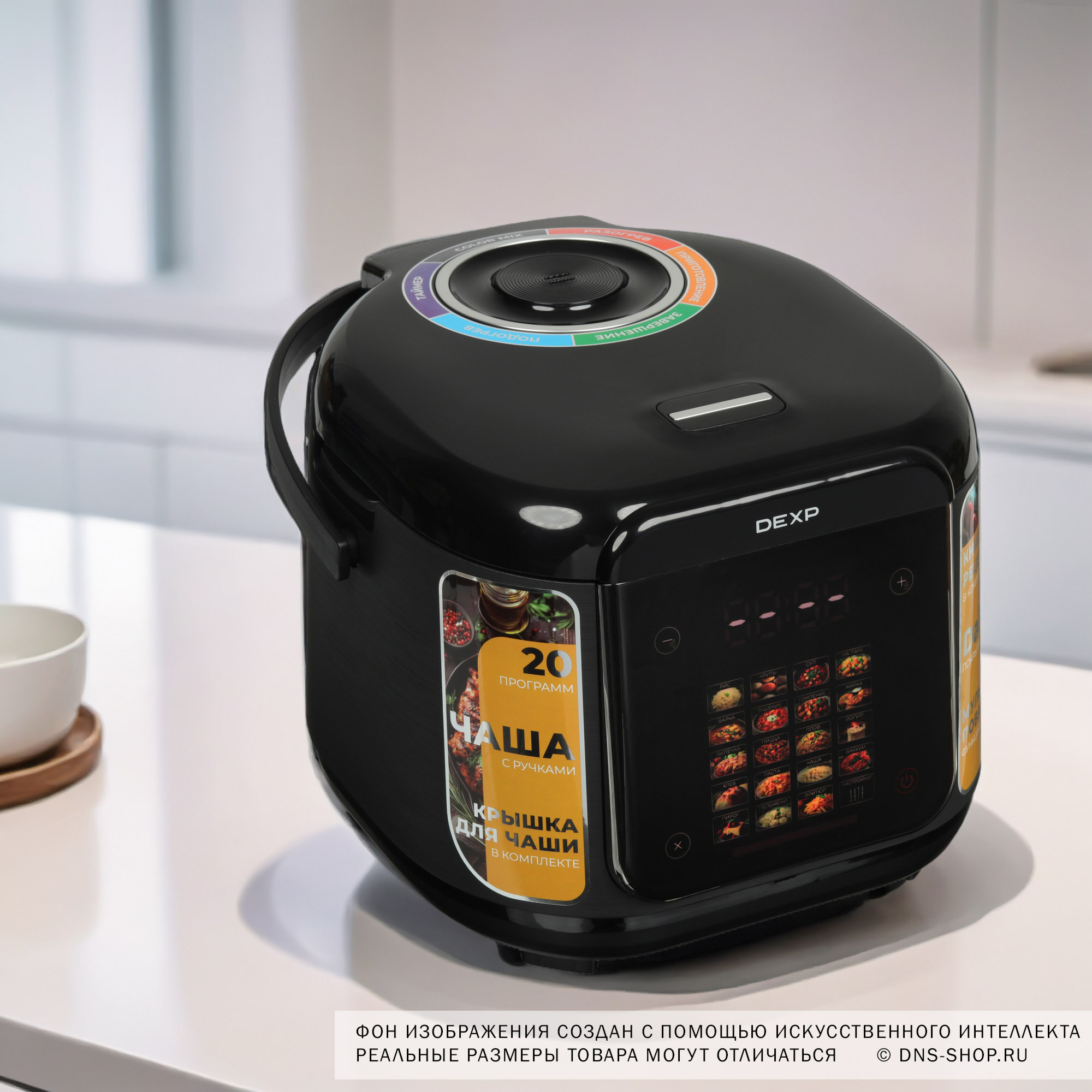 9070216 Мультиварка DEXP DMC-865L черный STDN-0150216 - Вид №13