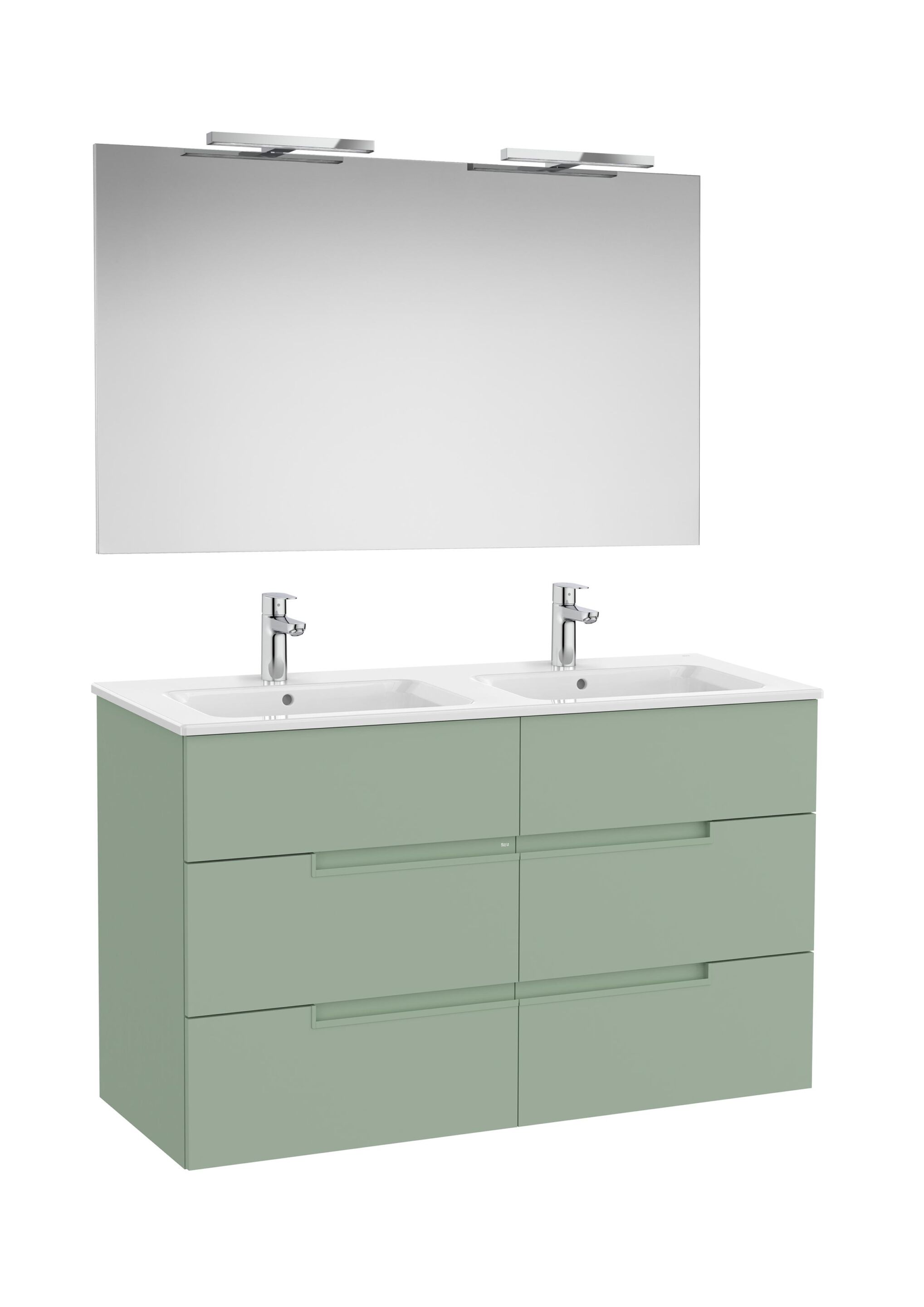 Деревянный двойной умывальник с зеркалом Roca Victoria-N ARCH-00016600 - Вид №4