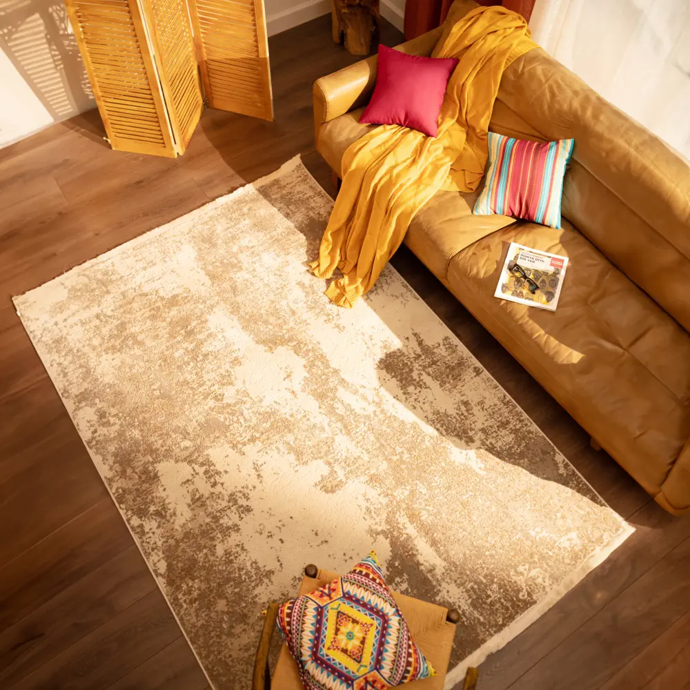 Santreyd Лакшери: серый полипропиленовый ковер 100x200 см для современного интерьера 84462907 STLM-0050351